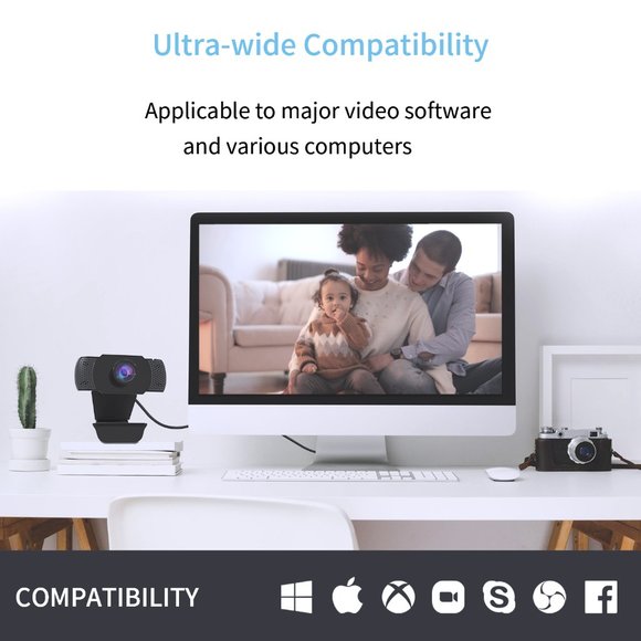 Wansview Full HD Webcam 1080P 101 Camera - Picture 4 of 4